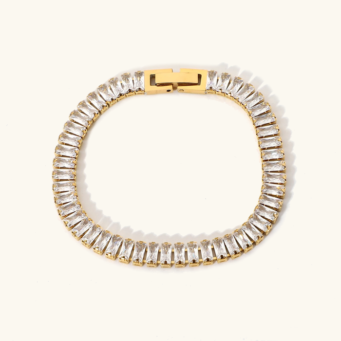 Bracelet tennis Brenda en or à diamants