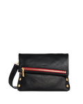 Hammitt VIP Medium - Black / Brushed Gold Red Zip