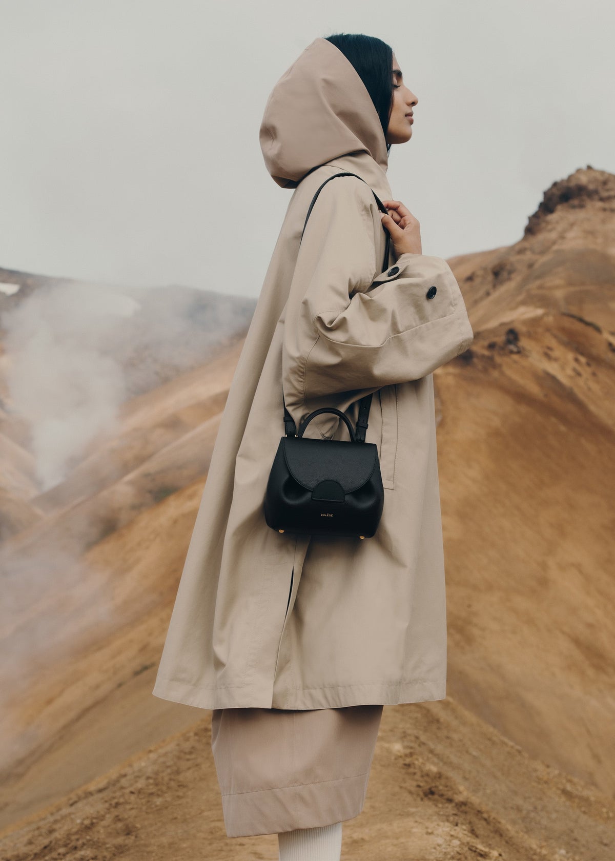 Polène Numéro Un Nano - Noir Grainé