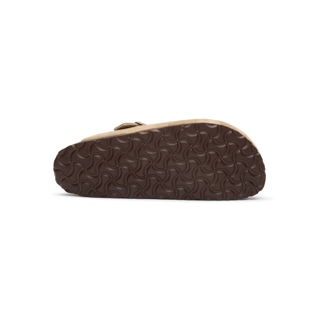 Birkenstock Boston Soft Footbed - Taupe Suede