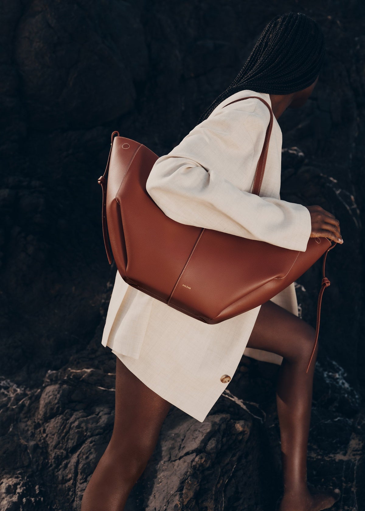 POLÈNE | Cyme – Cognac texturé