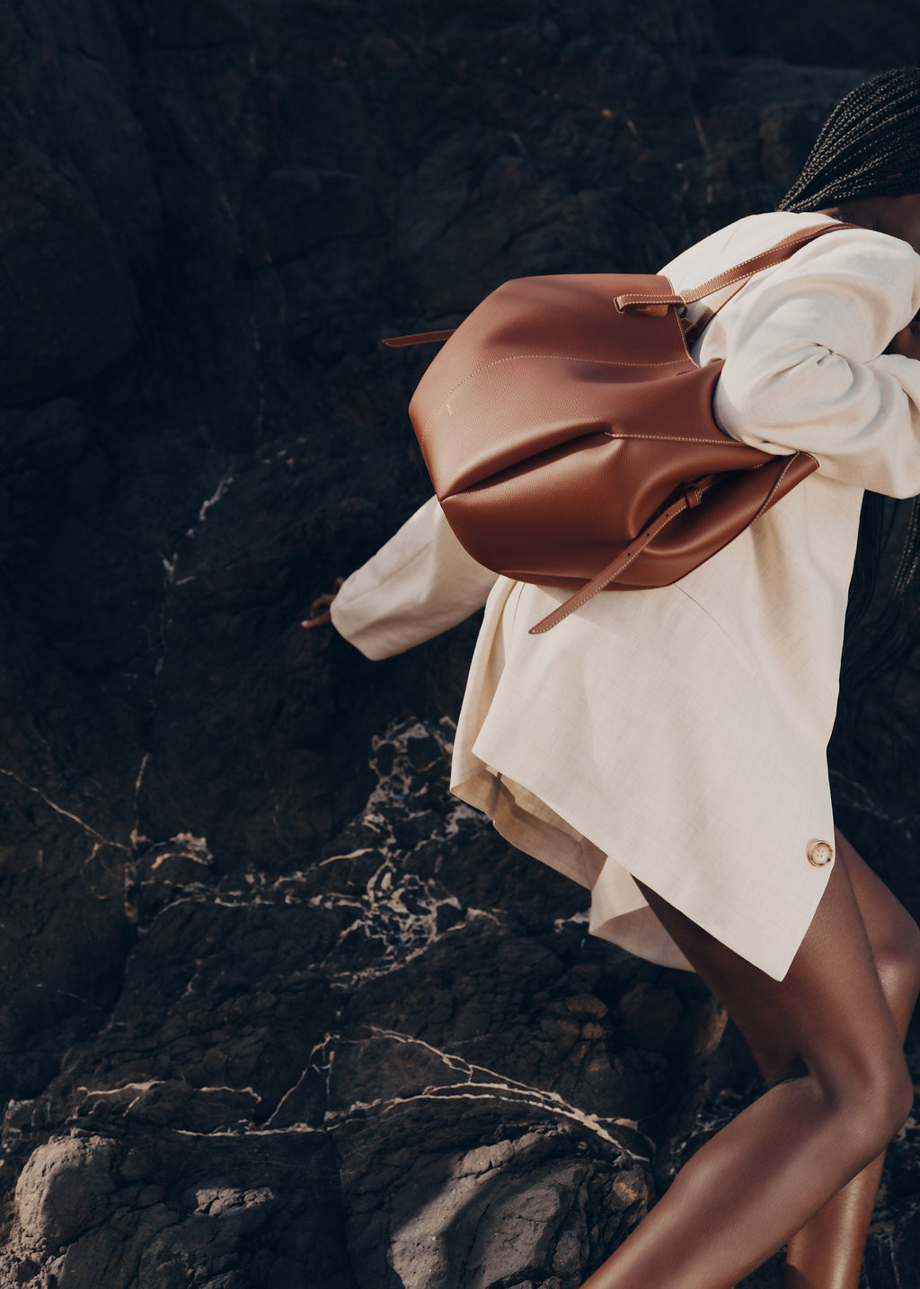 POLÈNE | Cyme – Cognac texturé