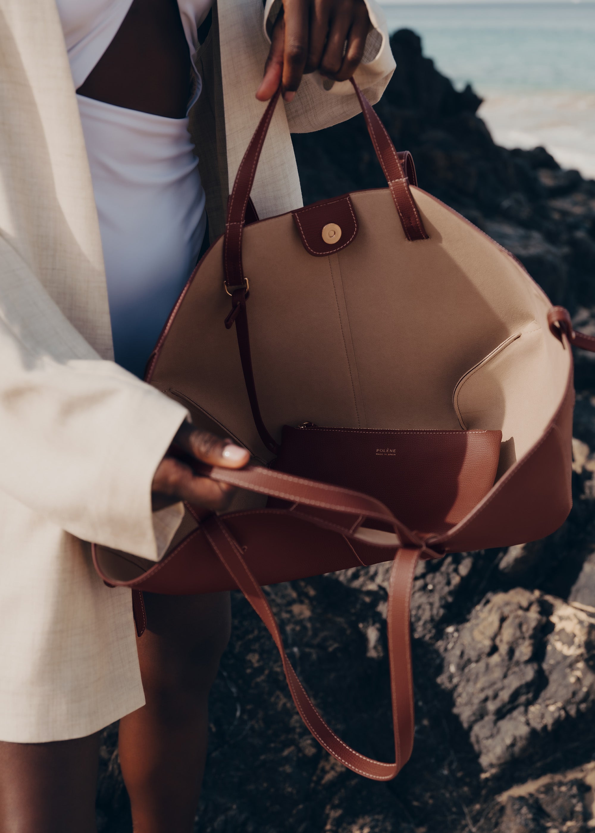 POLÈNE | Cyme – Cognac texturé