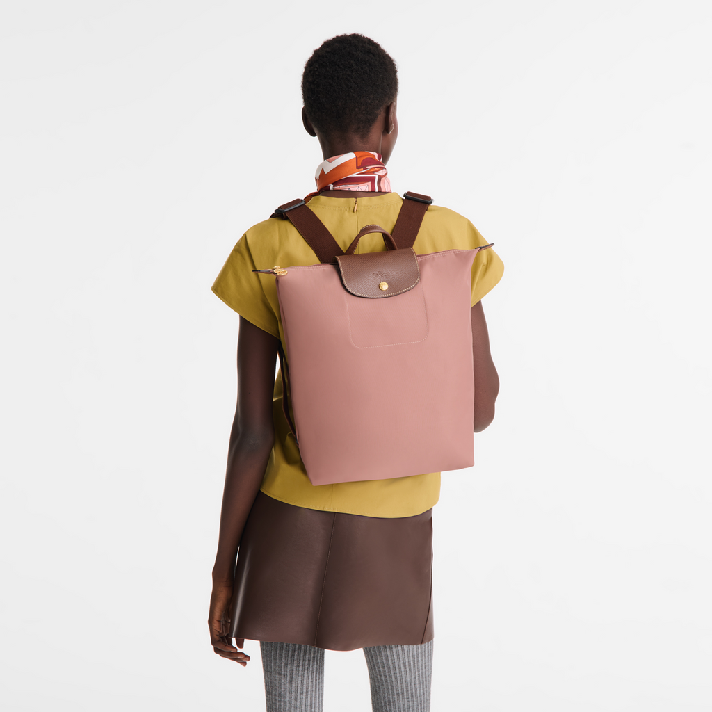 Longchamp Le Pliage Original M Backpack - Pink Tea