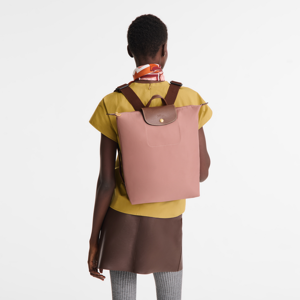 Longchamp Le Pliage Original M Backpack - Pink Tea
