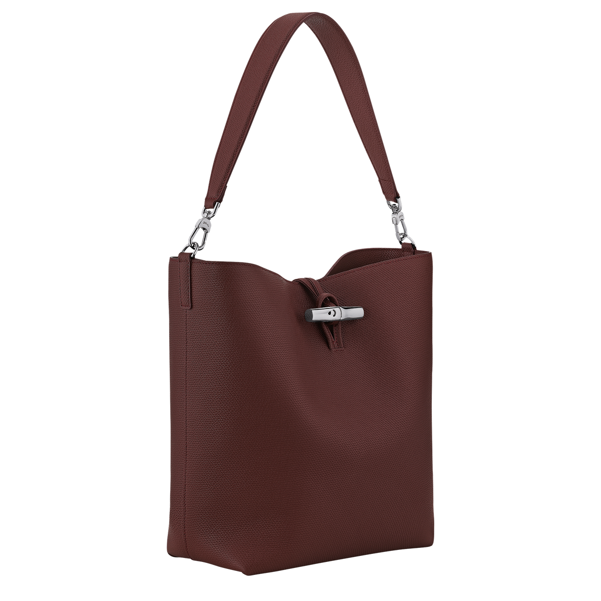 Longchamp Le Roseau M Hobo Bag - Burgundy