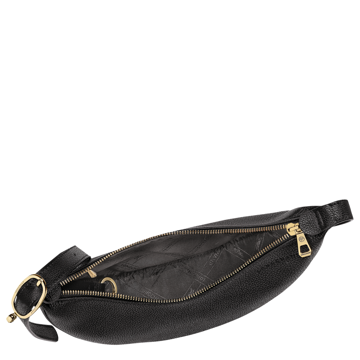 Longchamp Le Foulonné S Crossbody Bag - Black