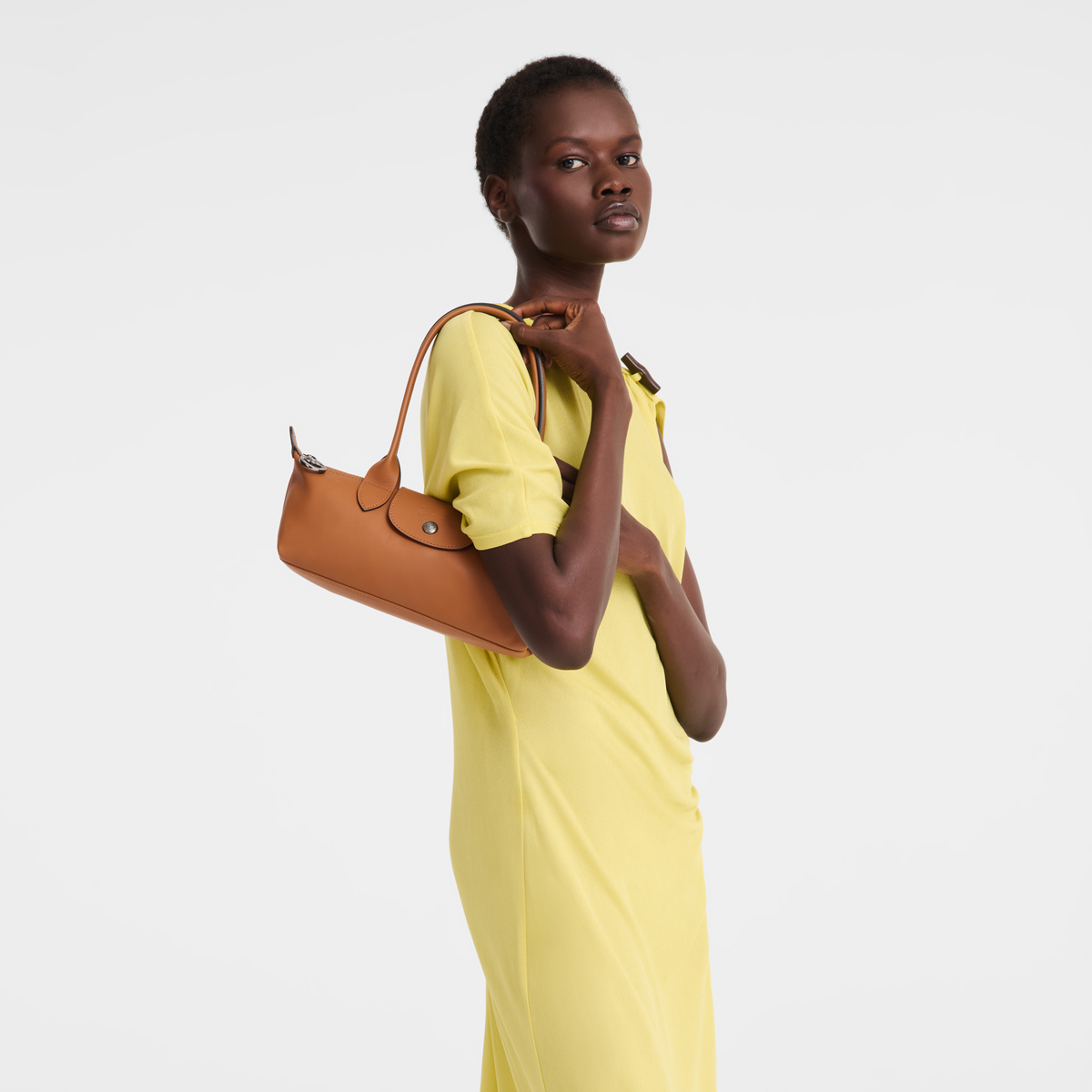 Longchamp Le Pliage Xtra S Shoulder Bag - Cashew