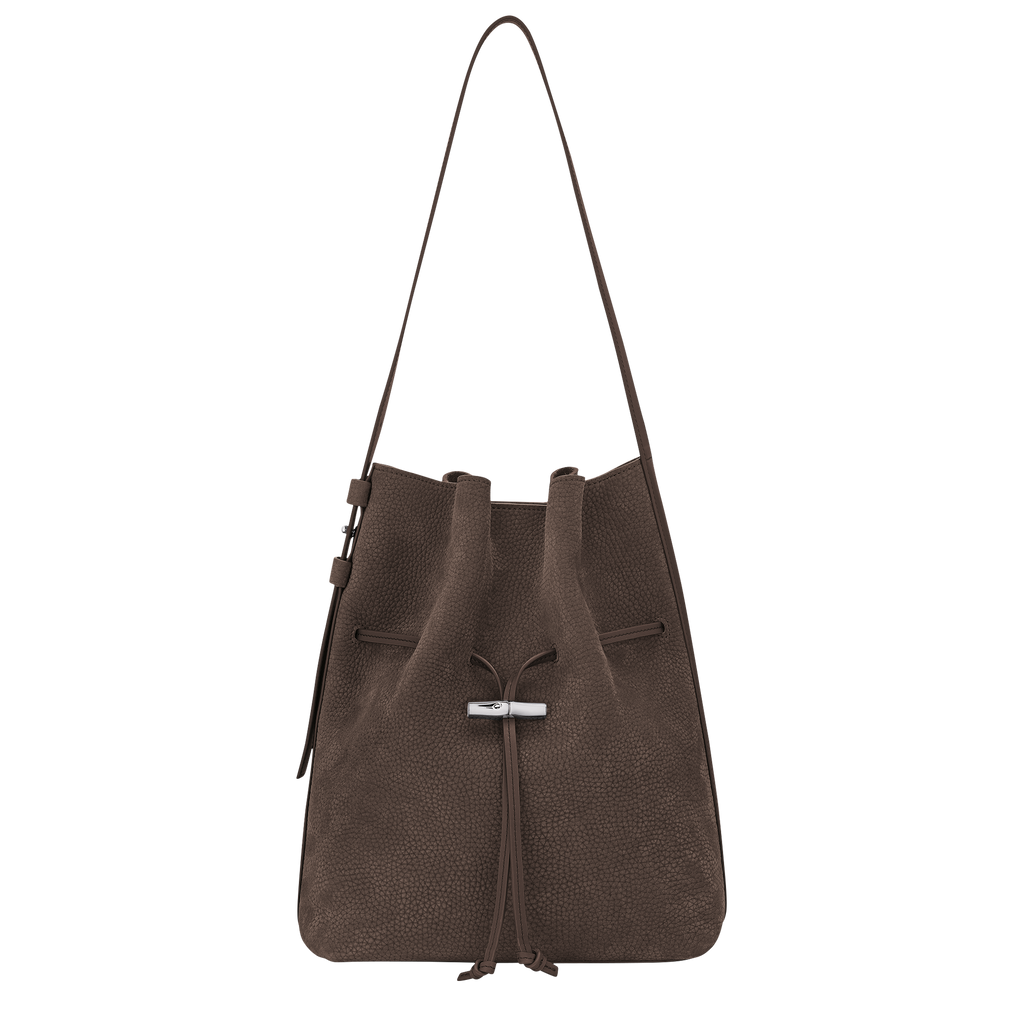 Longchamp Le Roseau M Shoulder Bag - Mocha
