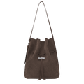 Longchamp Le Roseau M Shoulder Bag - Mocha