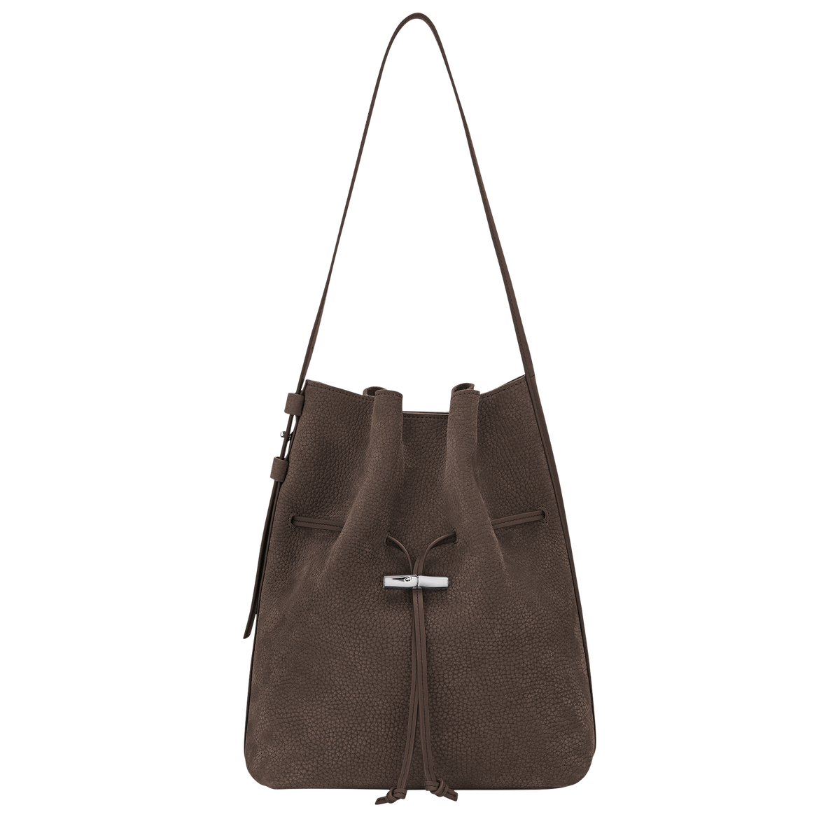 Longchamp Le Roseau M Shoulder Bag - Mocha