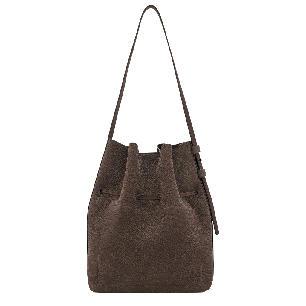 Longchamp Le Roseau M Shoulder Bag - Mocha