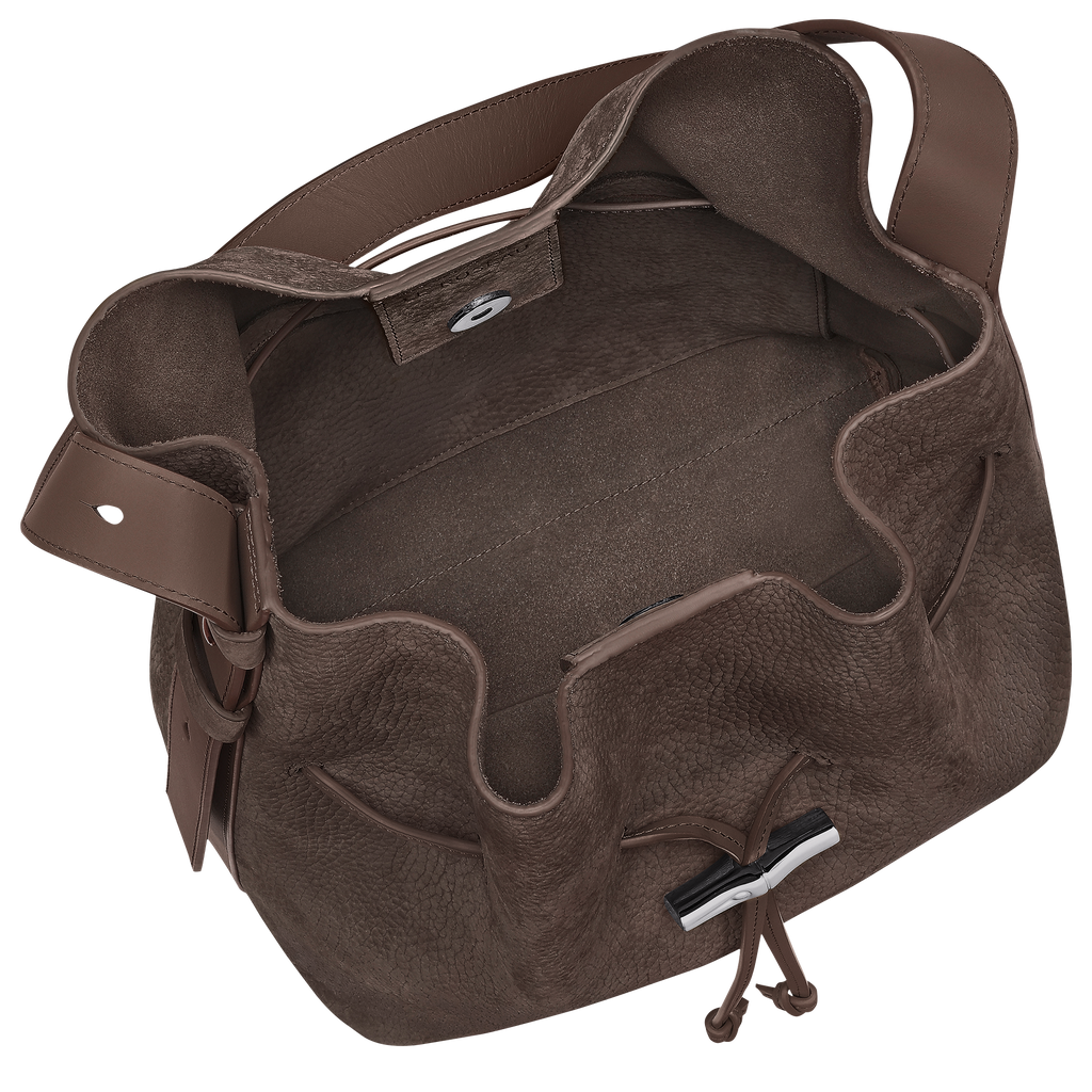 Longchamp Le Roseau M Shoulder Bag - Mocha