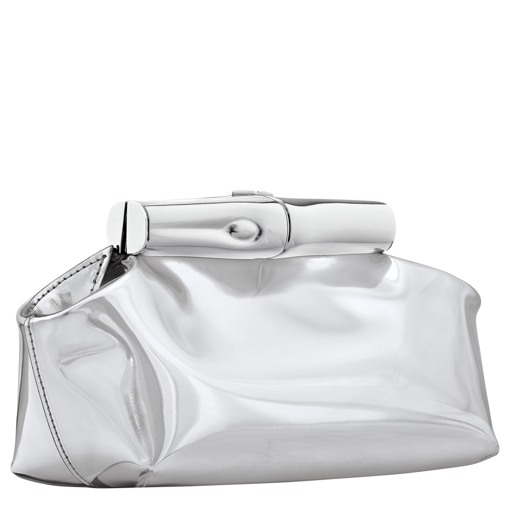 Longchamp Le Roseau S Pouch - Silver