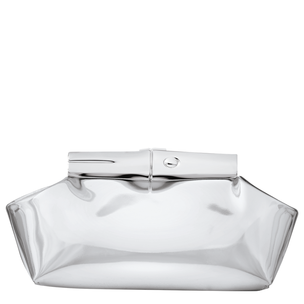 Longchamp Le Roseau S Pouch - Silver