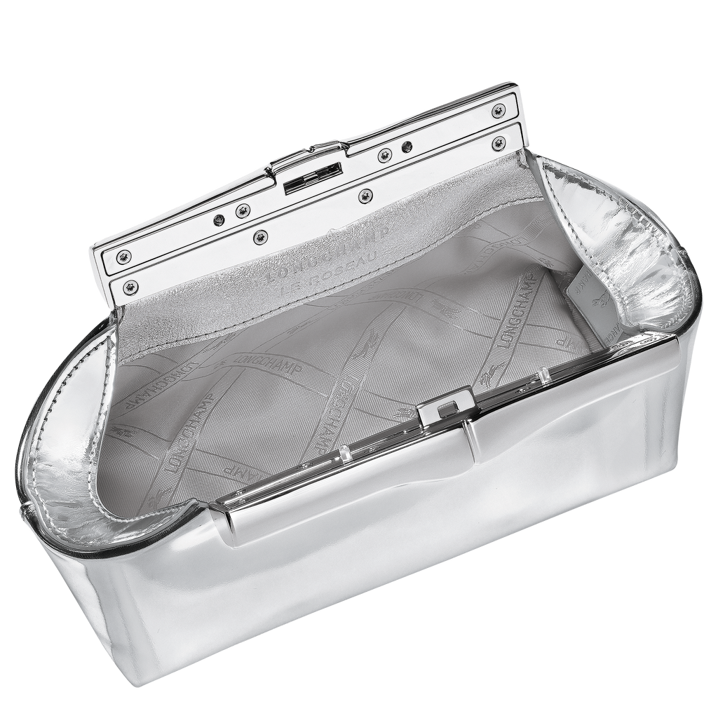 Longchamp Le Roseau S Pouch - Silver