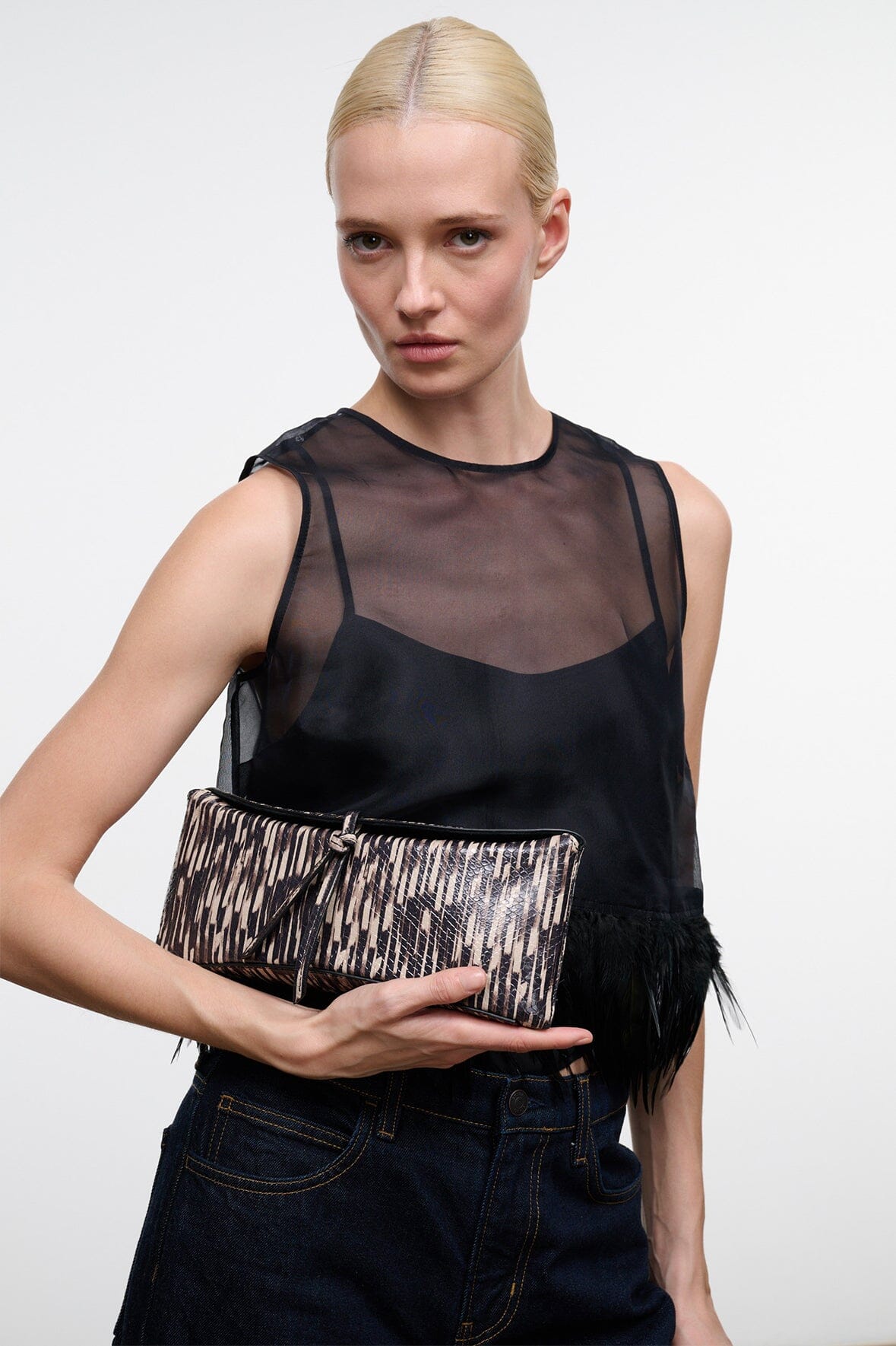 Staud Eve Clutch - Porcupine Quill