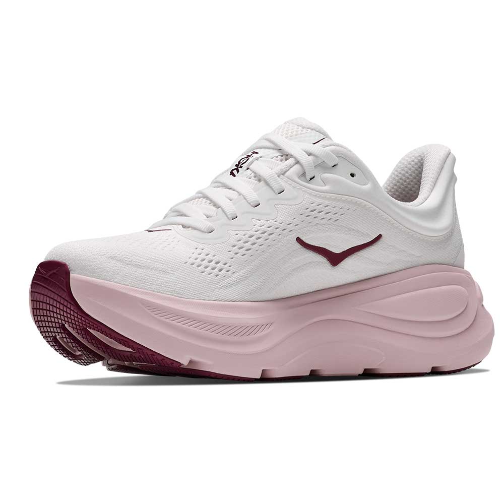 HOKA Bondi 9 Women's - White / Pink Opal