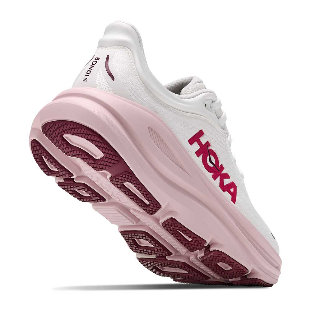 HOKA Bondi 9 Women's - White / Pink Opal