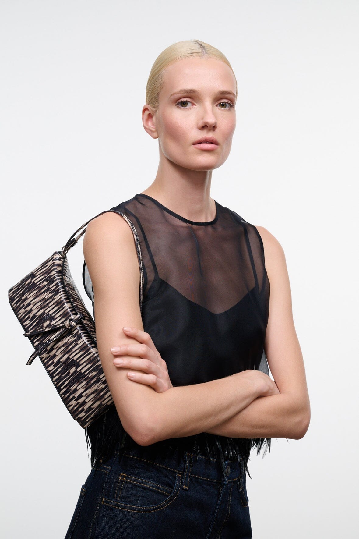 Staud Eve Clutch - Porcupine Quill