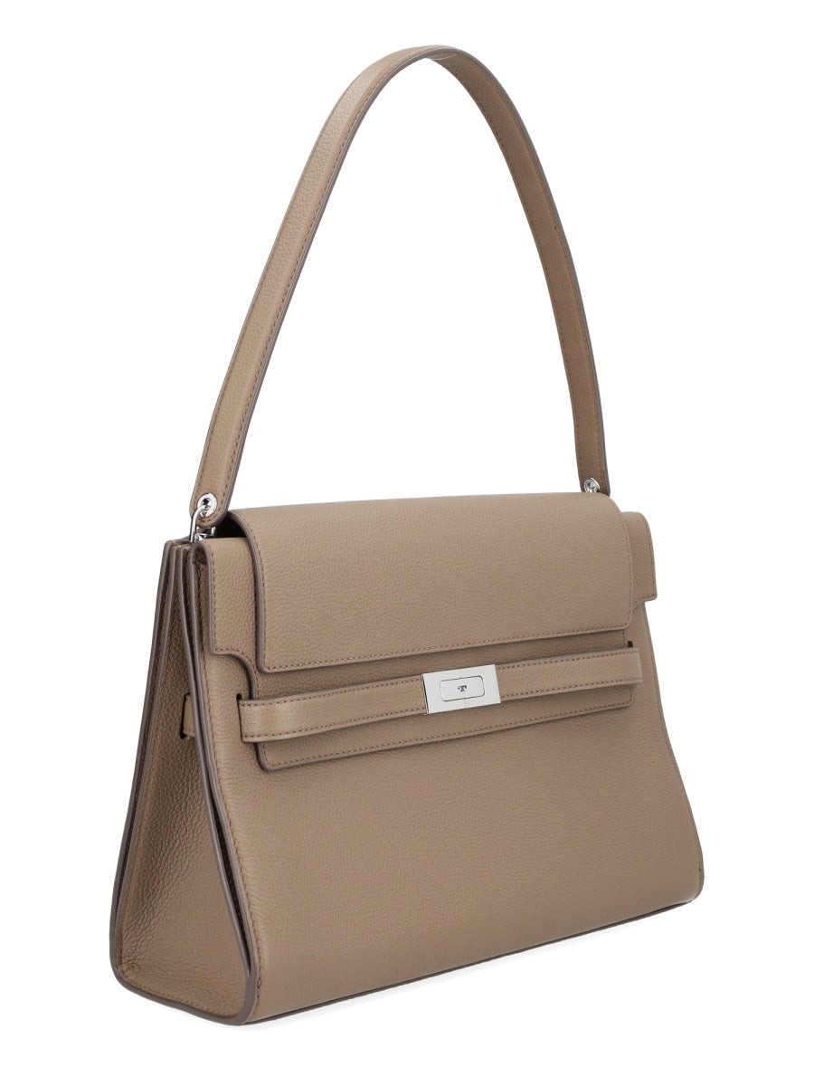 Tory Burch Lee Radziwill Shoulder Bag - Beige