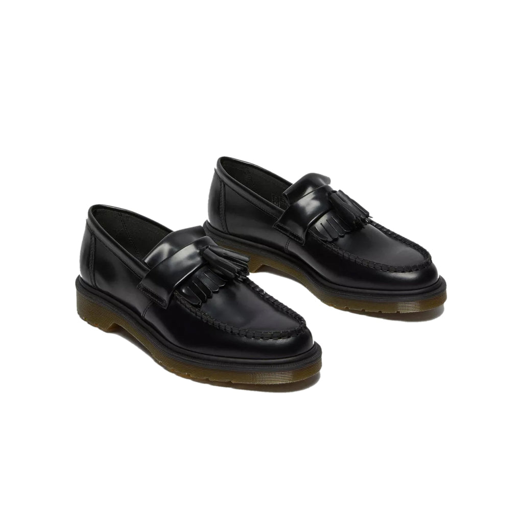 Dr. Martens Adrian Tassel Loafer - Black Polished Smooth