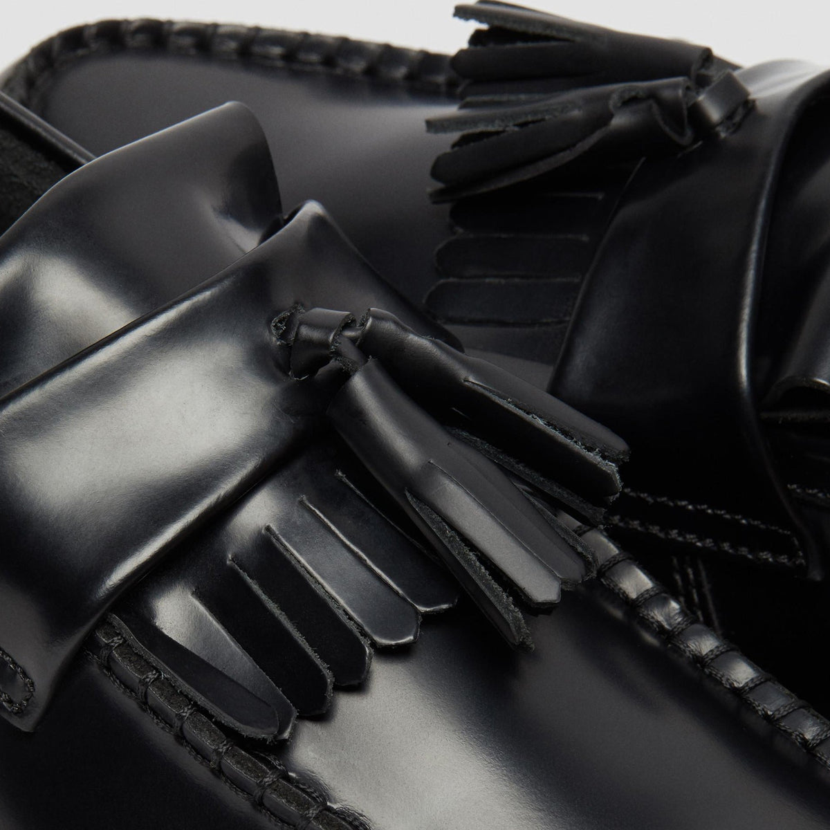 Dr. Martens Adrian Tassel Loafer - Black Polished Smooth
