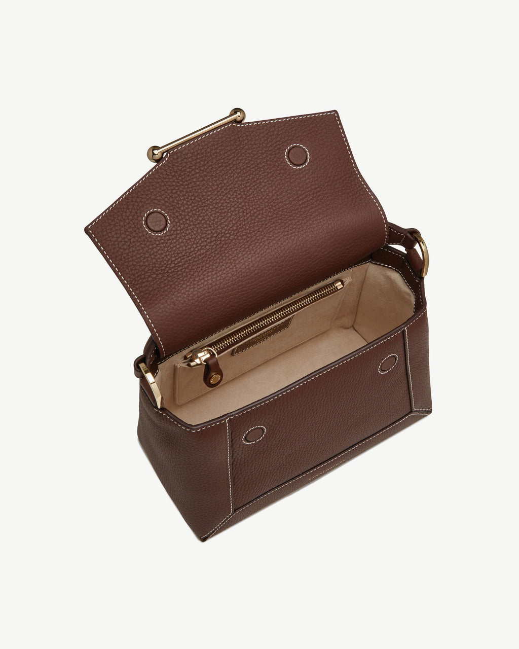 Strathberry Mosaic Bag - Chocolate / Vanilla Stitch
