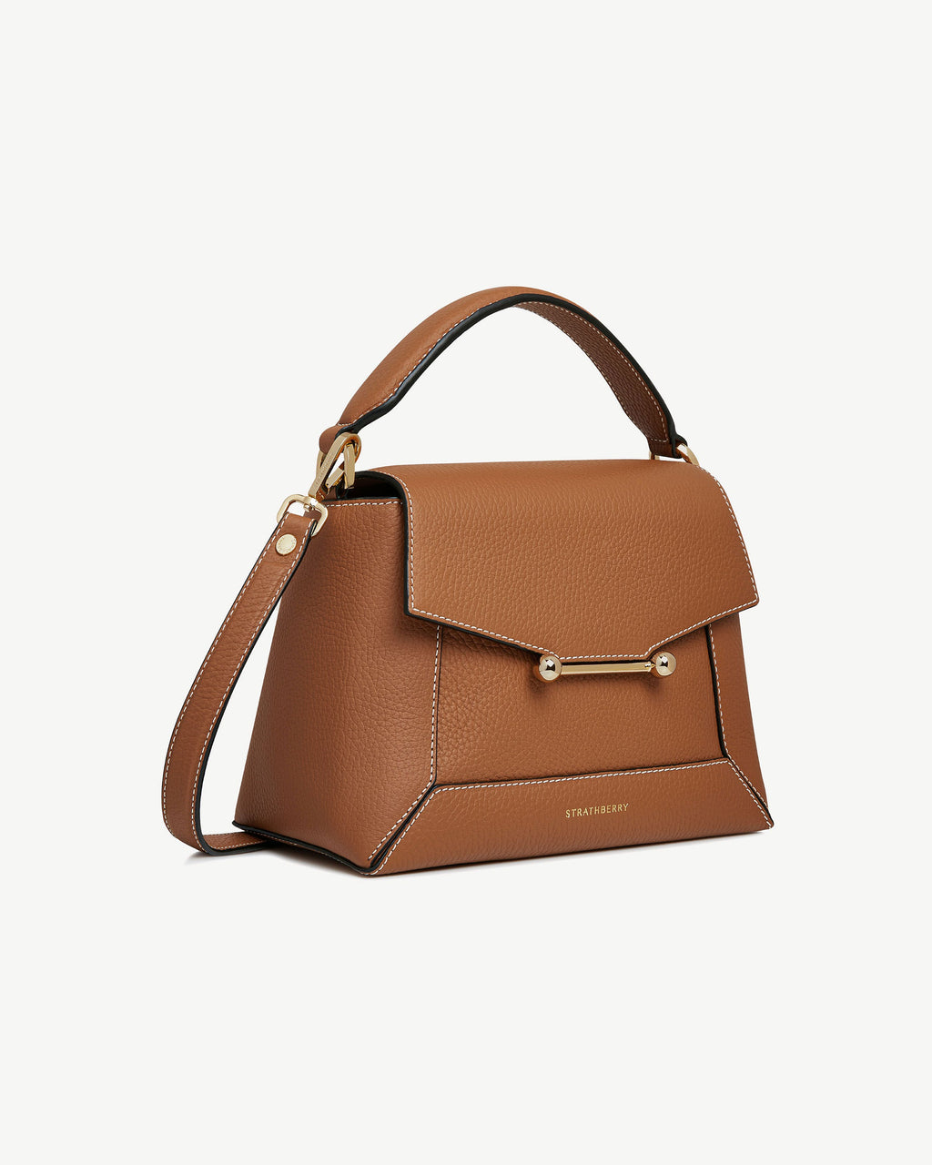 Strathberry Mosaic Bag - Tan / Vanilla Stitch