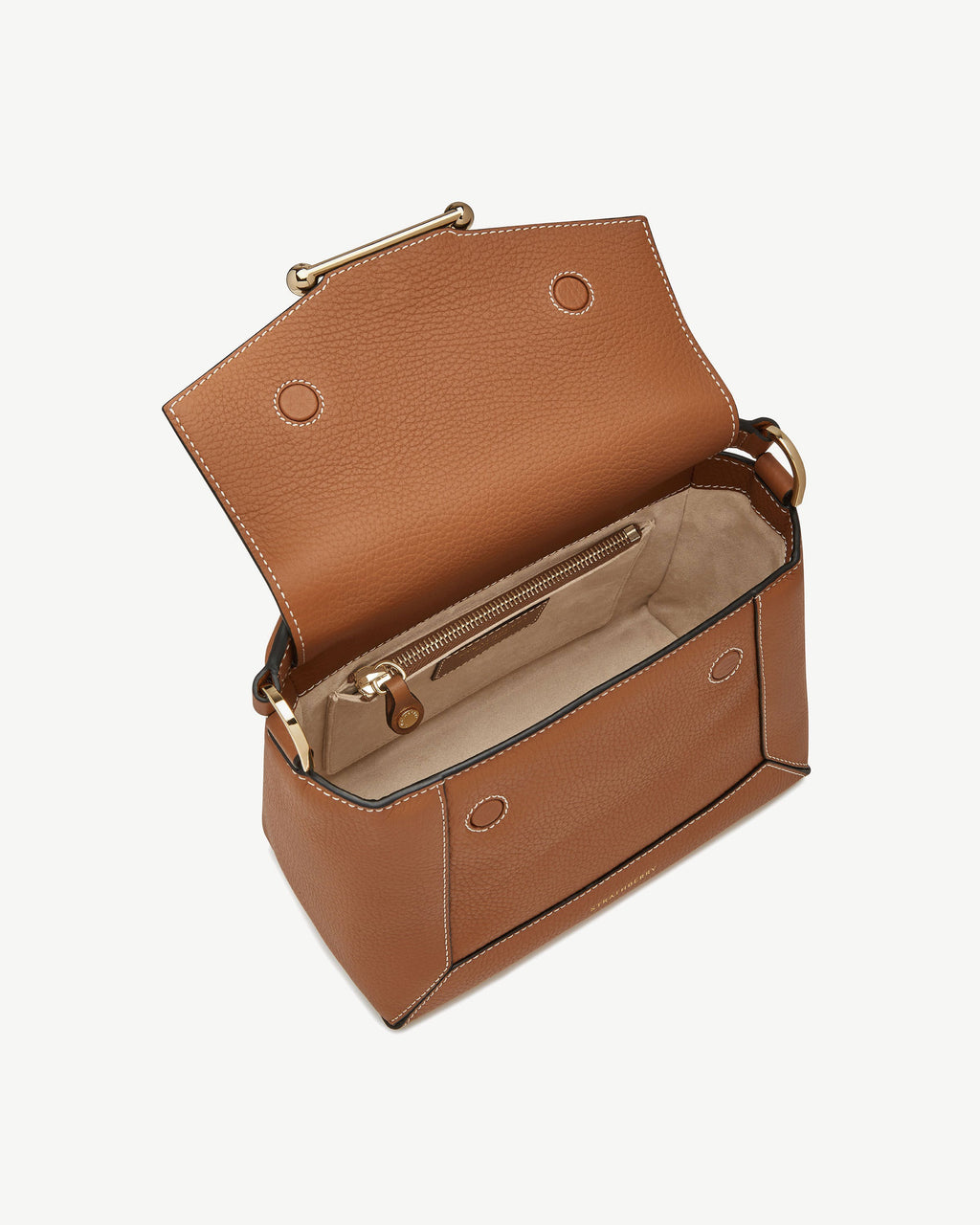 Strathberry Mosaic Bag - Tan / Vanilla Stitch