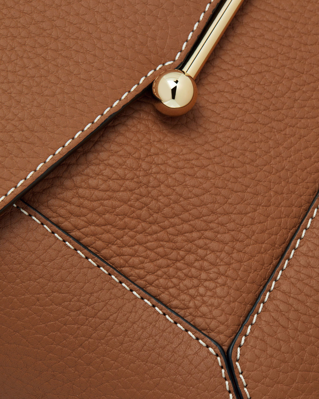 Strathberry Mosaic Bag - Tan / Vanilla Stitch