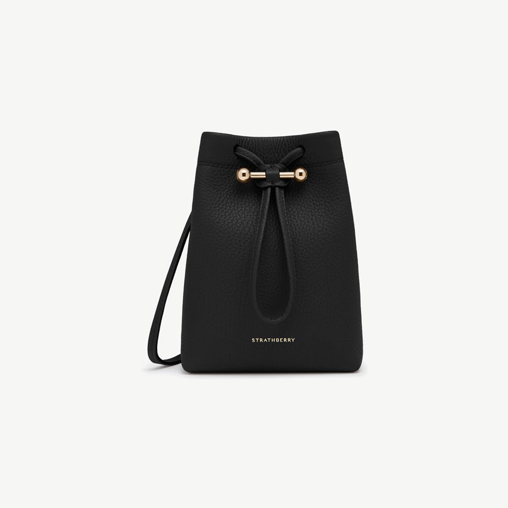 Strathberry Osette Midi Pouch - Black