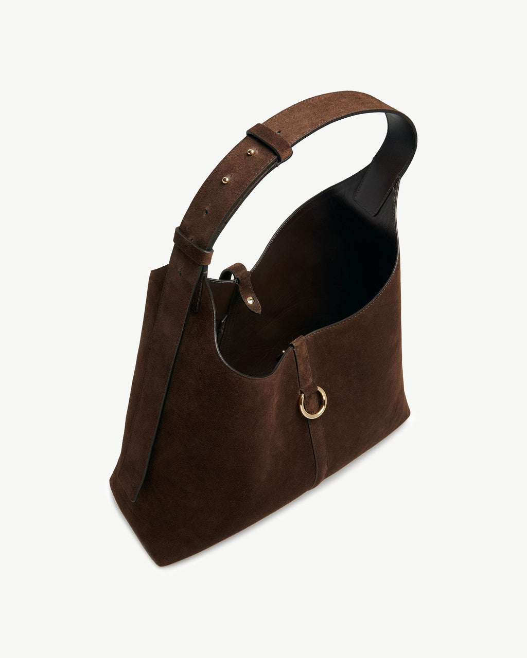 Strathberry Kite Hobo Maxi - Chocolate Suede
