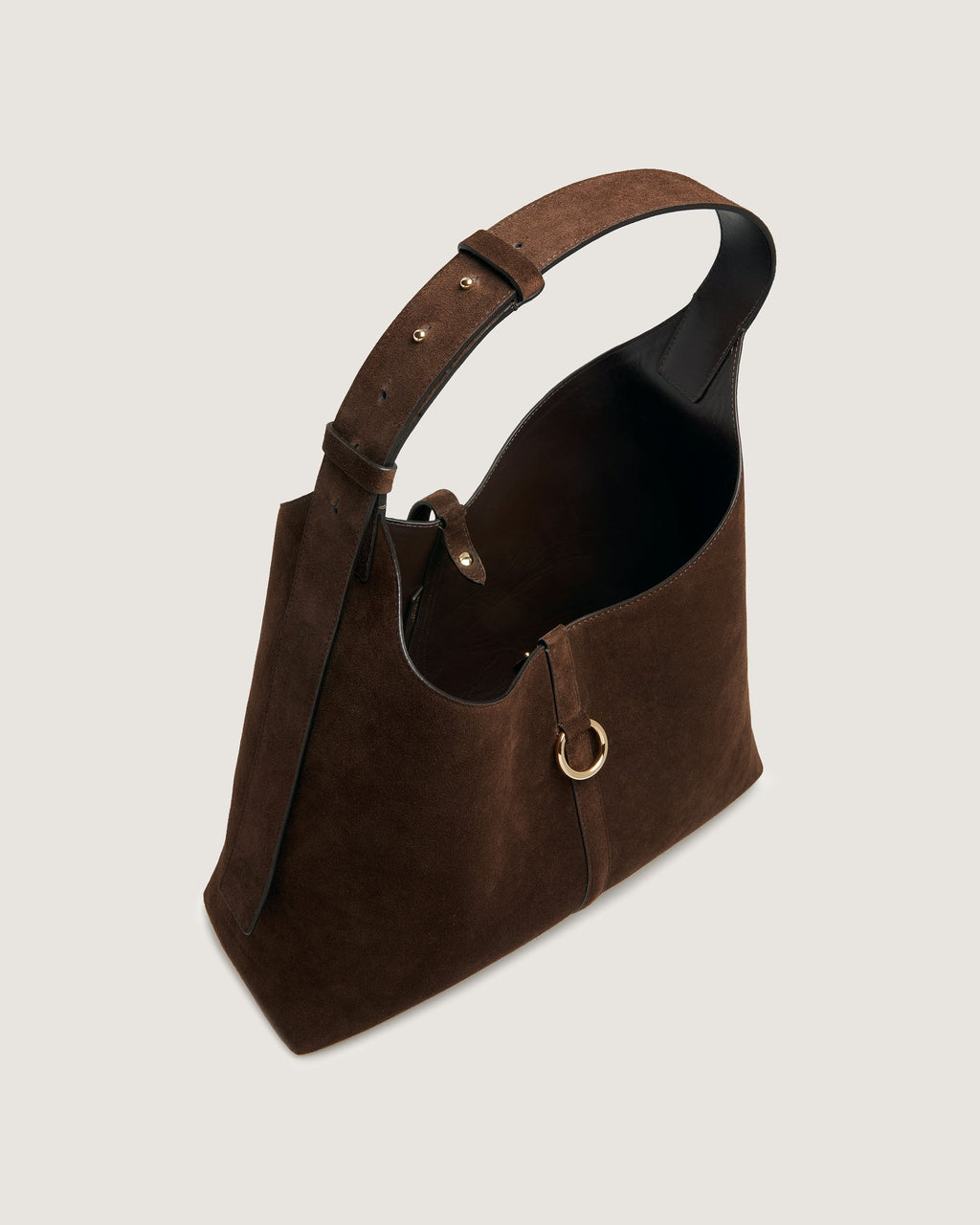 Strathberry Kite Hobo Maxi - Chocolate Suede