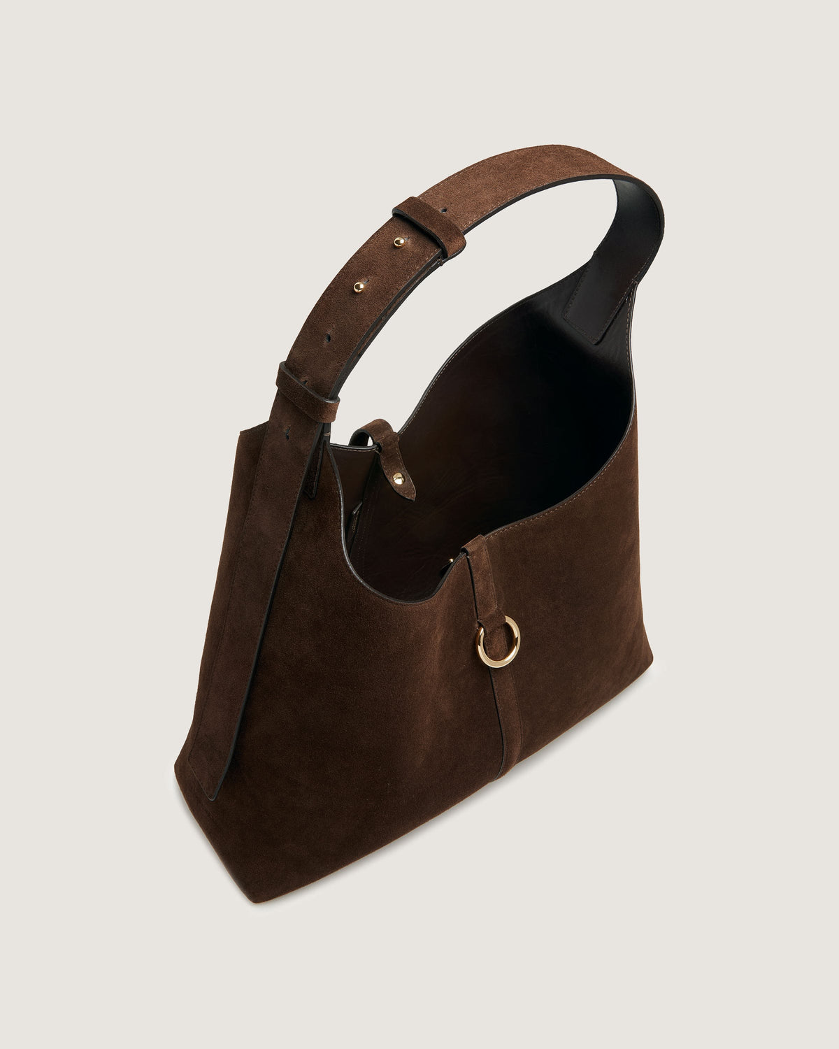 Strathberry Kite Hobo Maxi - Chocolate Suede