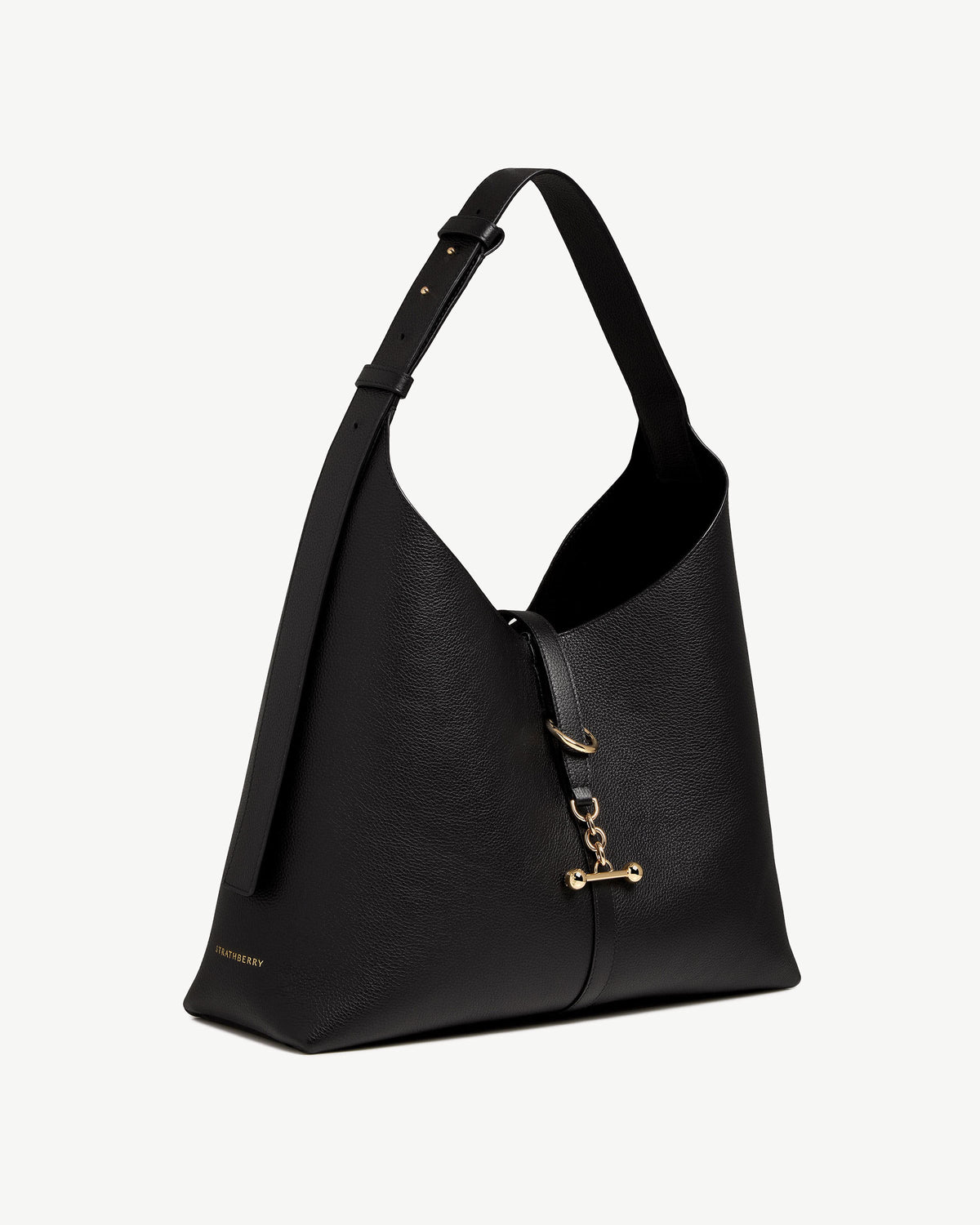 Strathberry Kite Hobo Maxi - Black