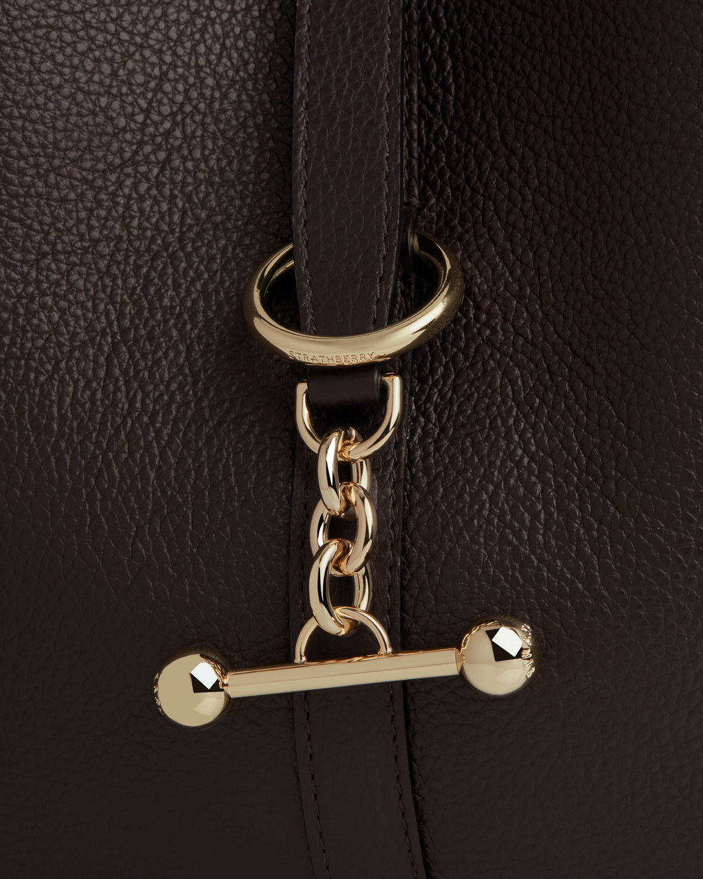 Strathberry Kite Hobo - Espresso
