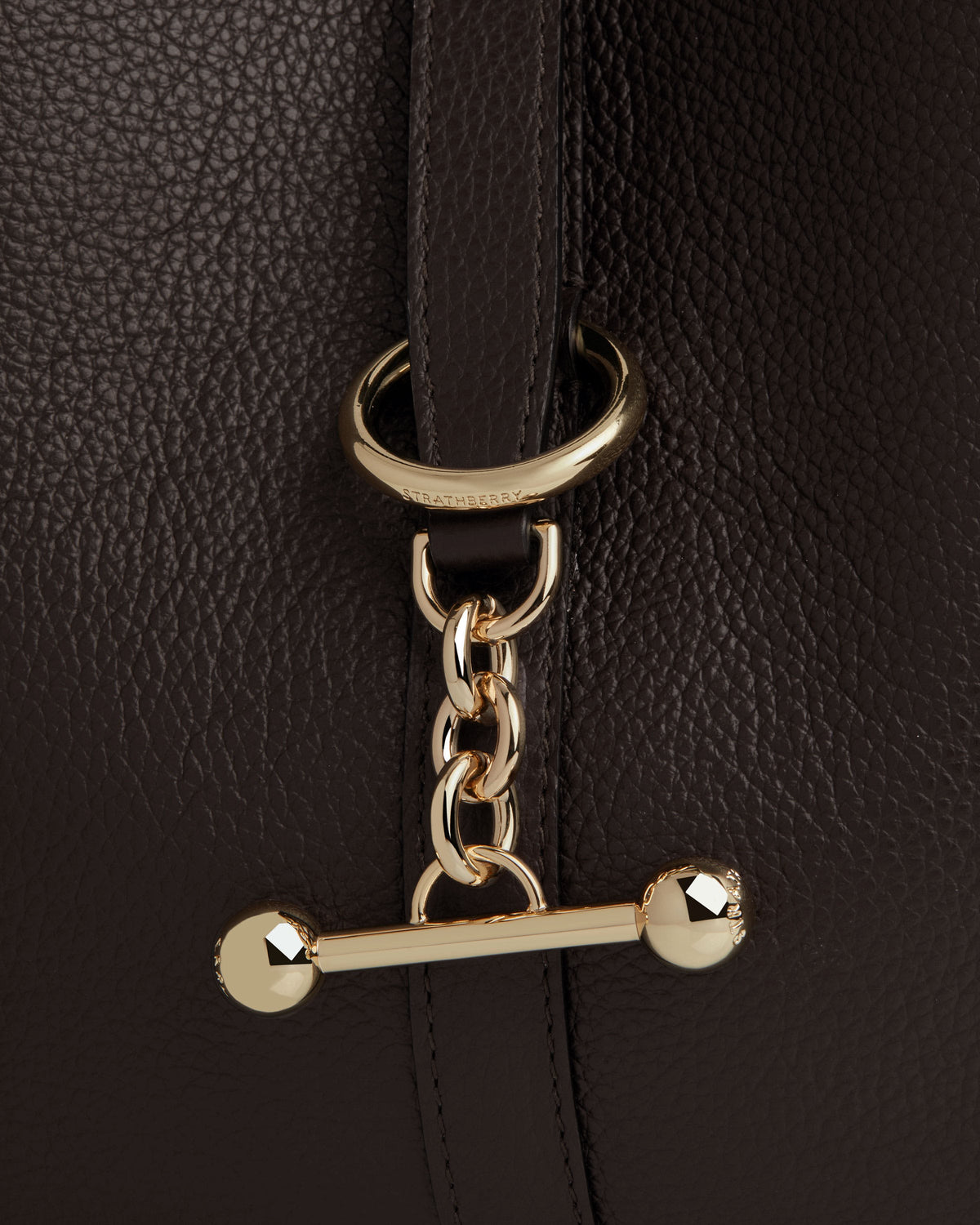 Strathberry Kite Hobo - Espresso