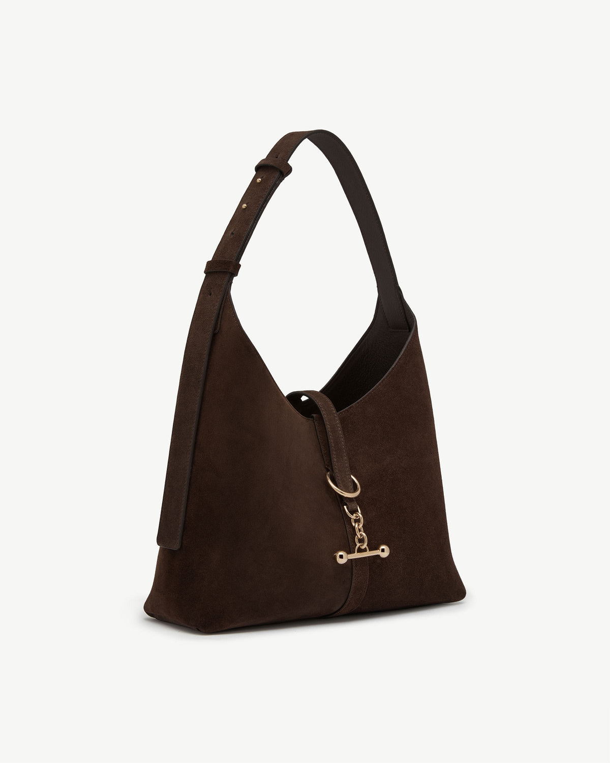 Strathberry Kite Hobo - Chocolate Suede