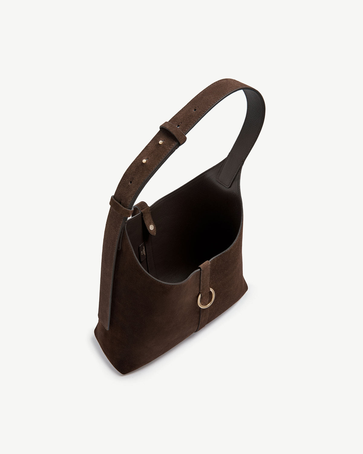 Strathberry Kite Hobo - Chocolate Suede