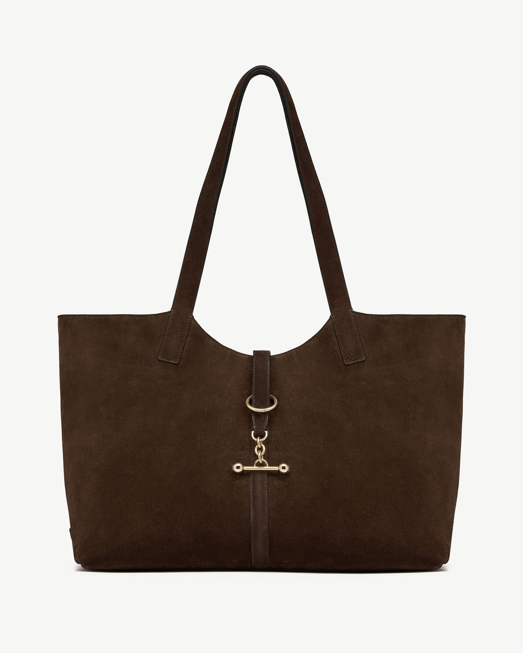 Strathberry Kite Tote - Chocolate Suede
