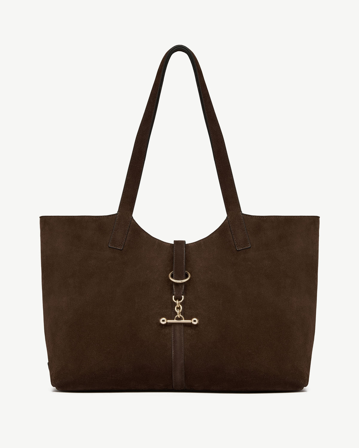 Strathberry Kite Tote - Chocolate Suede