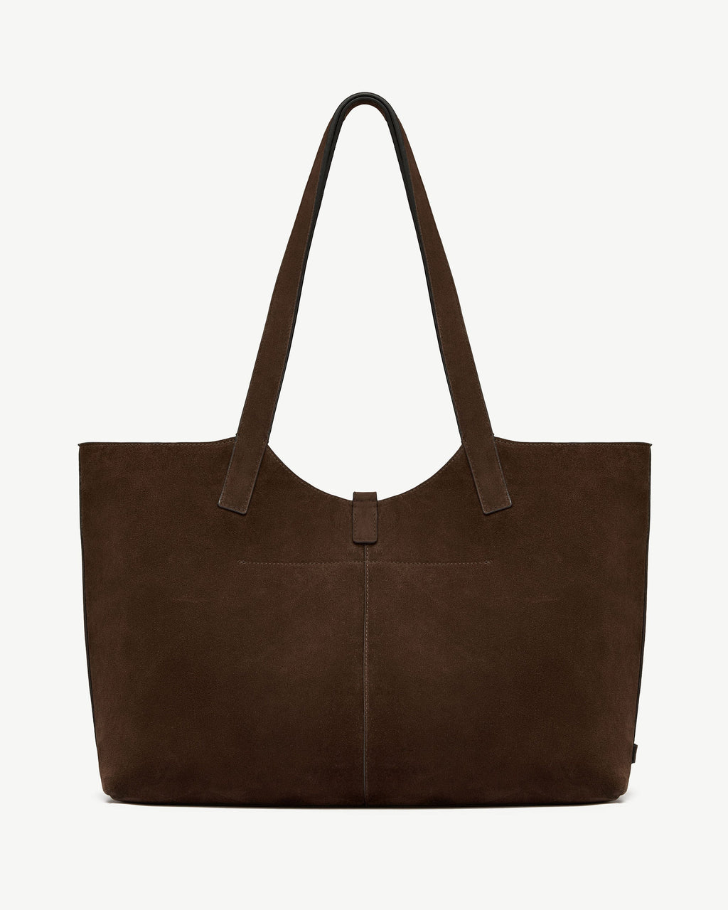 Strathberry Kite Tote - Chocolate Suede
