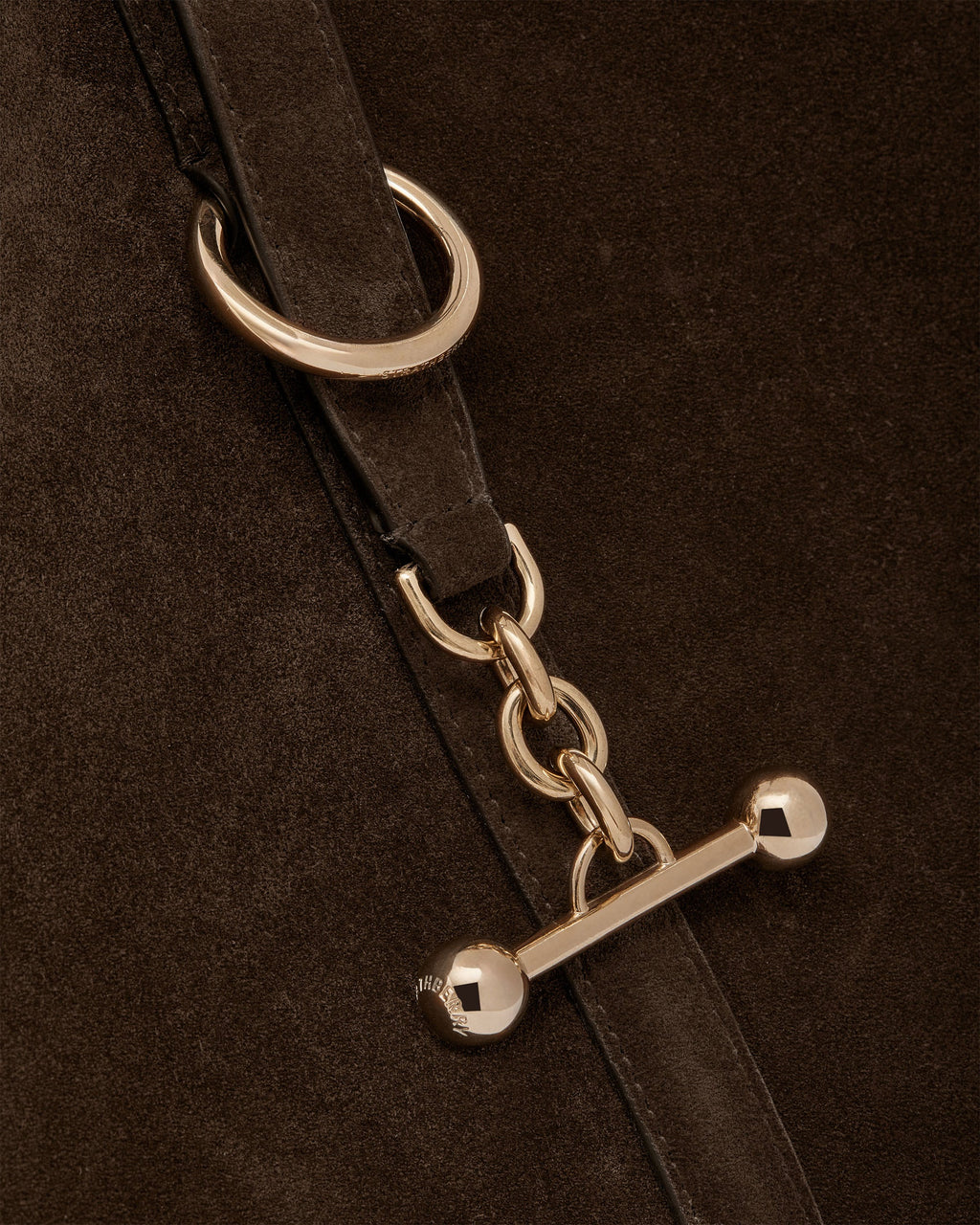 Strathberry Kite Tote - Chocolate Suede