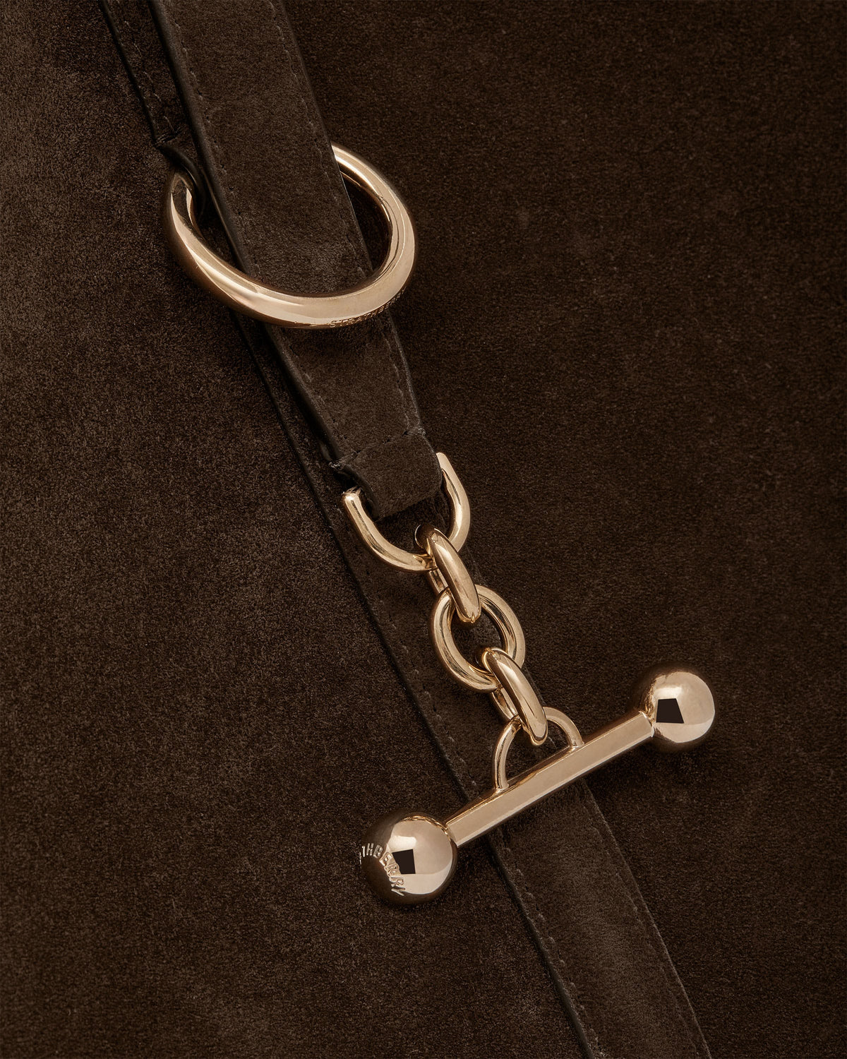 Strathberry Kite Tote - Chocolate Suede