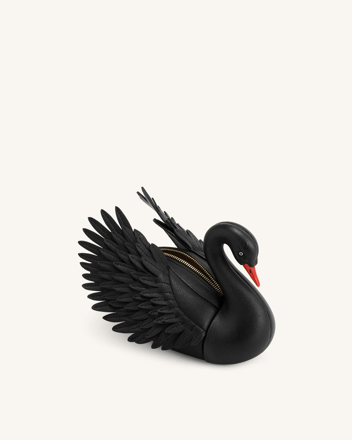 JW Pei Alani Swan Shaped Crossbody Bag - Black