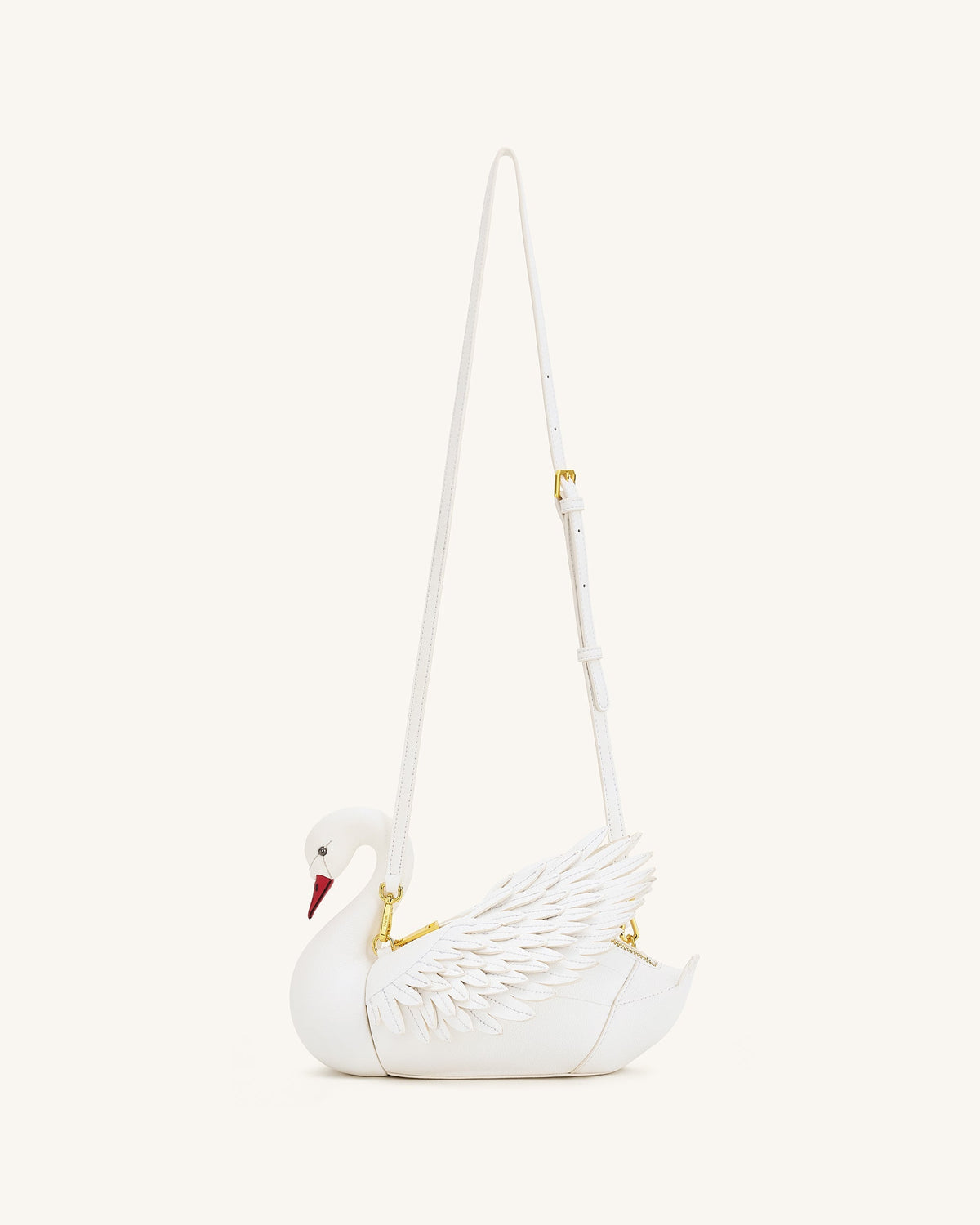 JW Pei Alani Swan Shaped Crossbody Bag - White