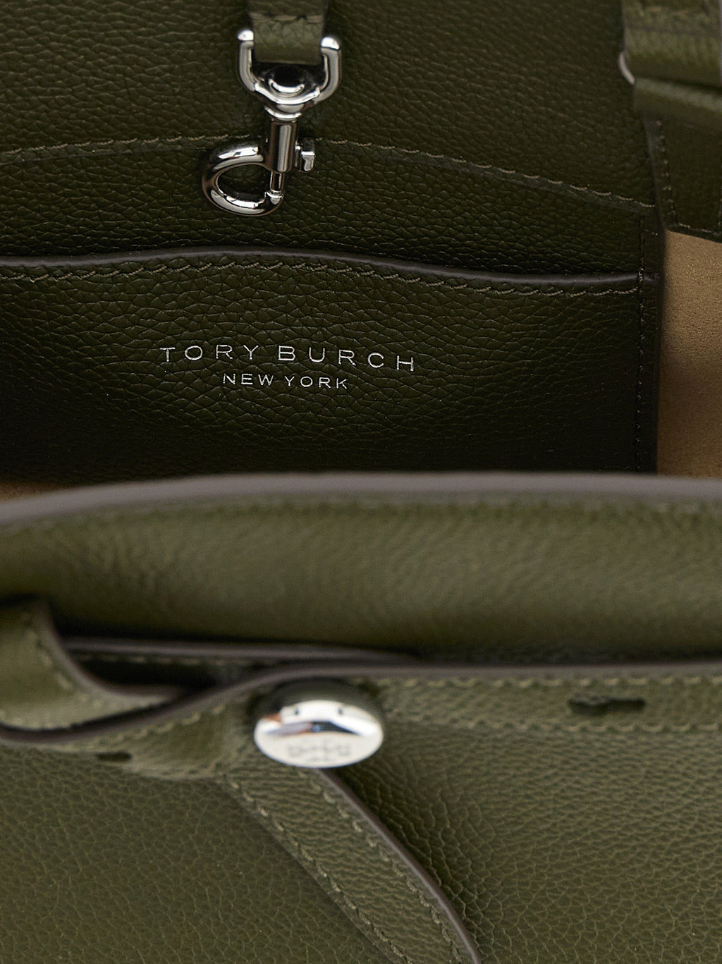 Tory Burch Romy Small Top Case Bag - Olive Green