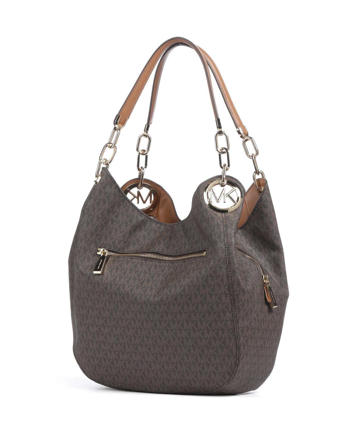 Michael Kors Lillie Hobo Bag - Brown / Acorn