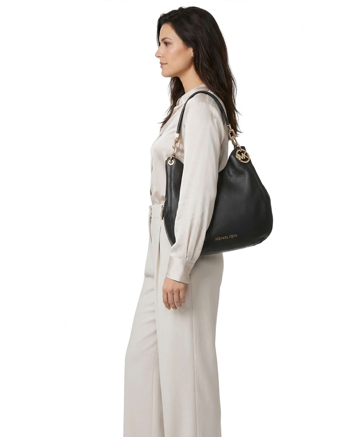 Michael Kors Lillie Hobo Bag - Black